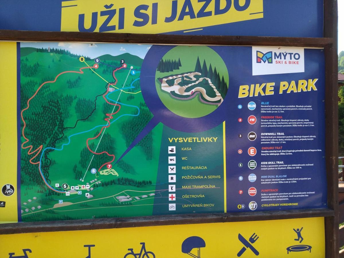 Apartman Myto Mýto pod Ďumbierom Exteriör bild